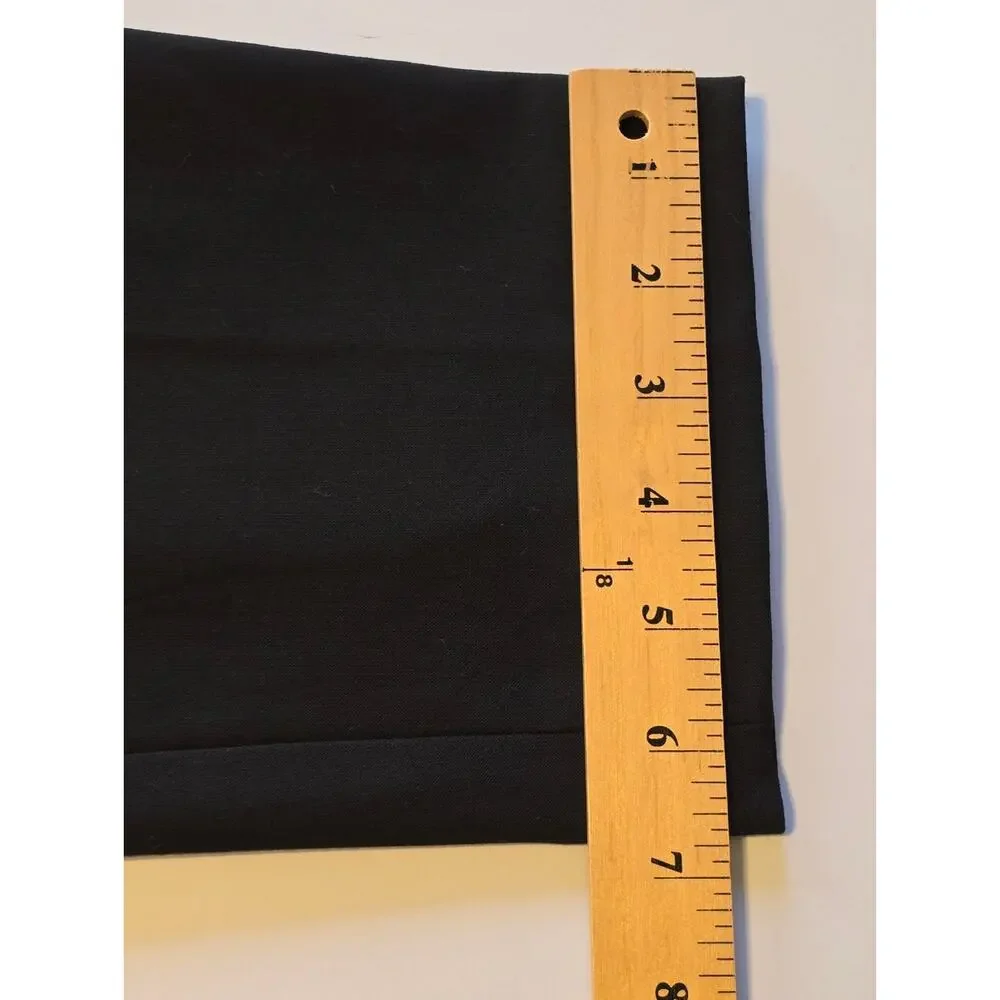J Crew 365 Cameron Pants Womens Size 14 Black High Rise Office Career Classic